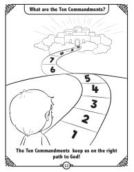 What are the Ten Commandments? Coloring page5
